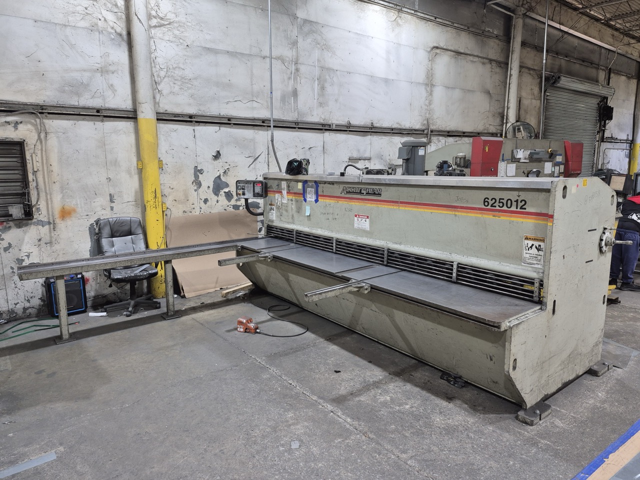 1/4” x 12’ AccurShear 625012 Hydraulic Shear, 2001 - Image 3