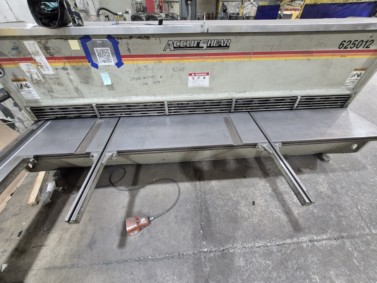 1/4” x 12’ AccurShear 625012 Hydraulic Shear, 2001 - Image 11