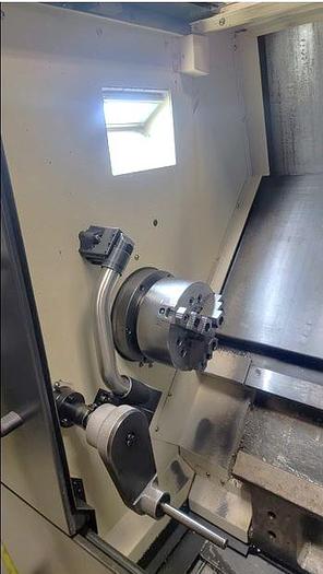 Hyundai Wia HD 2200 CNC Lathe, 2018 - 8" Chuck, Rigid Tapping, Chip Conveyor - Image 3