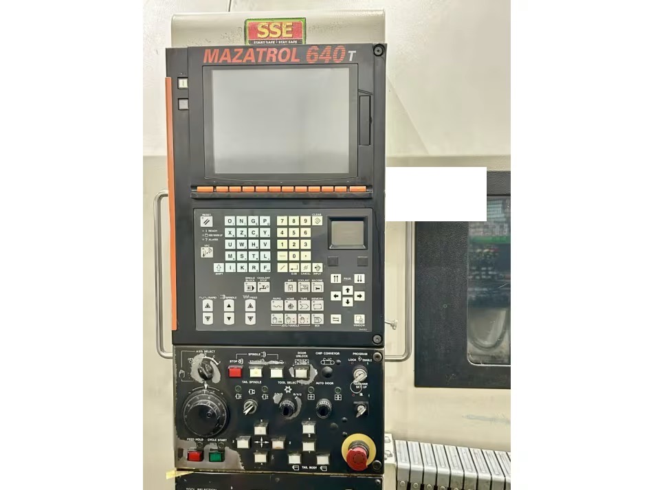 Mazak Slant Turn 50N CNC Lathe, 2006 - Tailstock, Steady Rest - Image 3