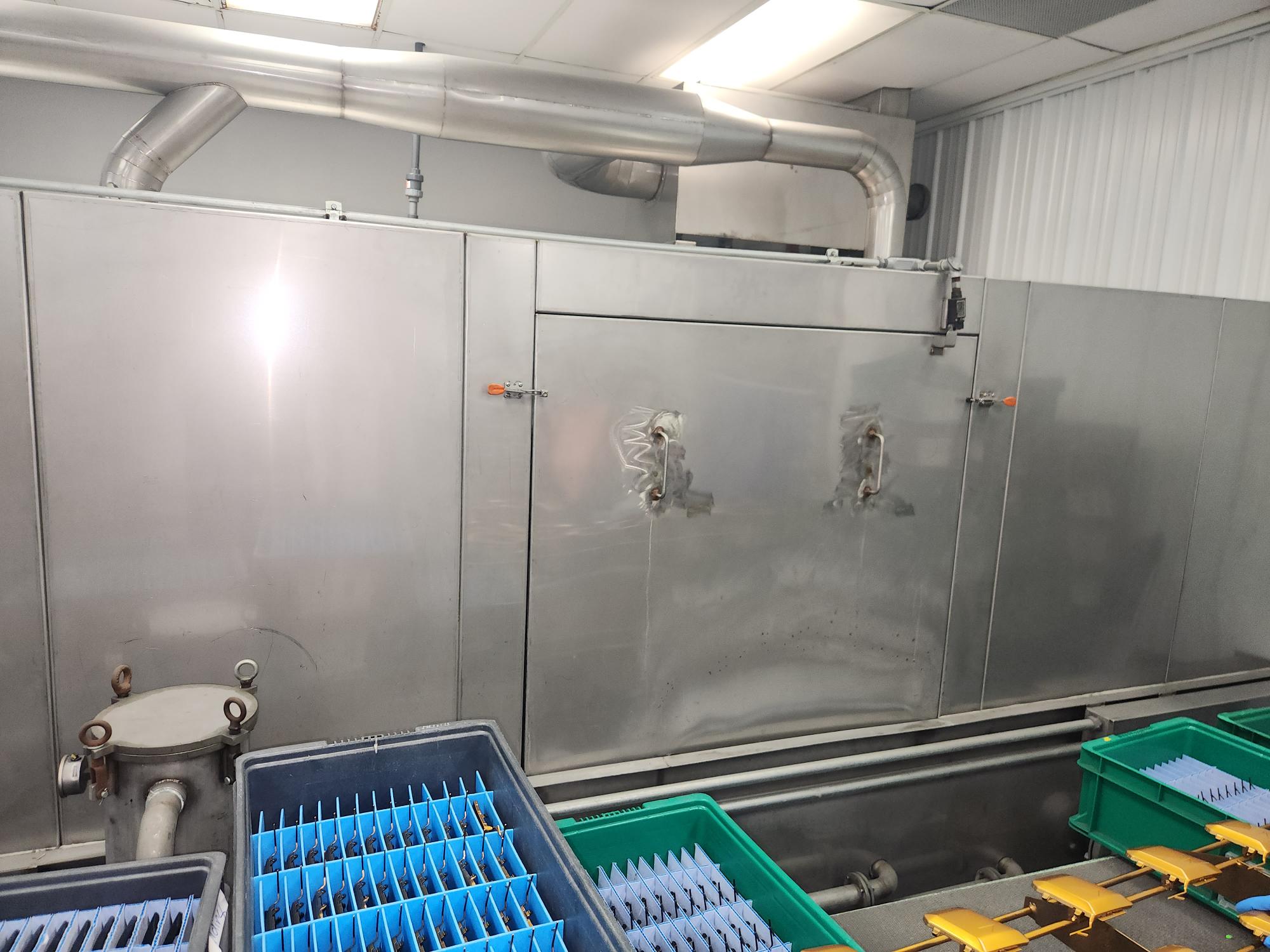 Accutherm 2-Stage Immersion Heated Wash and Rinse System, 2013 - 705 Gallon Capacity, Stainless Steel, Blow-Off Drying - Image 3