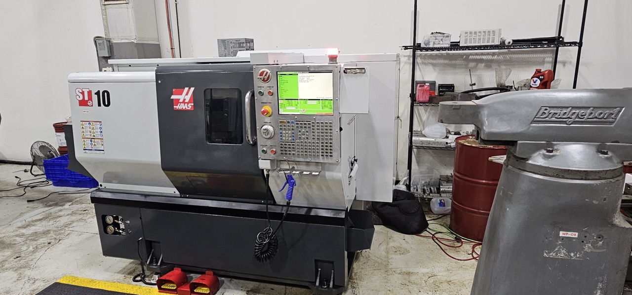 Haas ST-10, CNC Lathe, 2014 - Tailstock w/ Hydraulic Quill, Inspection Report, Very Clean - Image 3