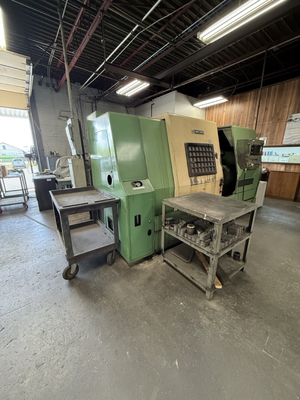 Mori Seiki SL-35A CNC Lathe, 1988 - Tailstock, Chip Conveyor - Image 3