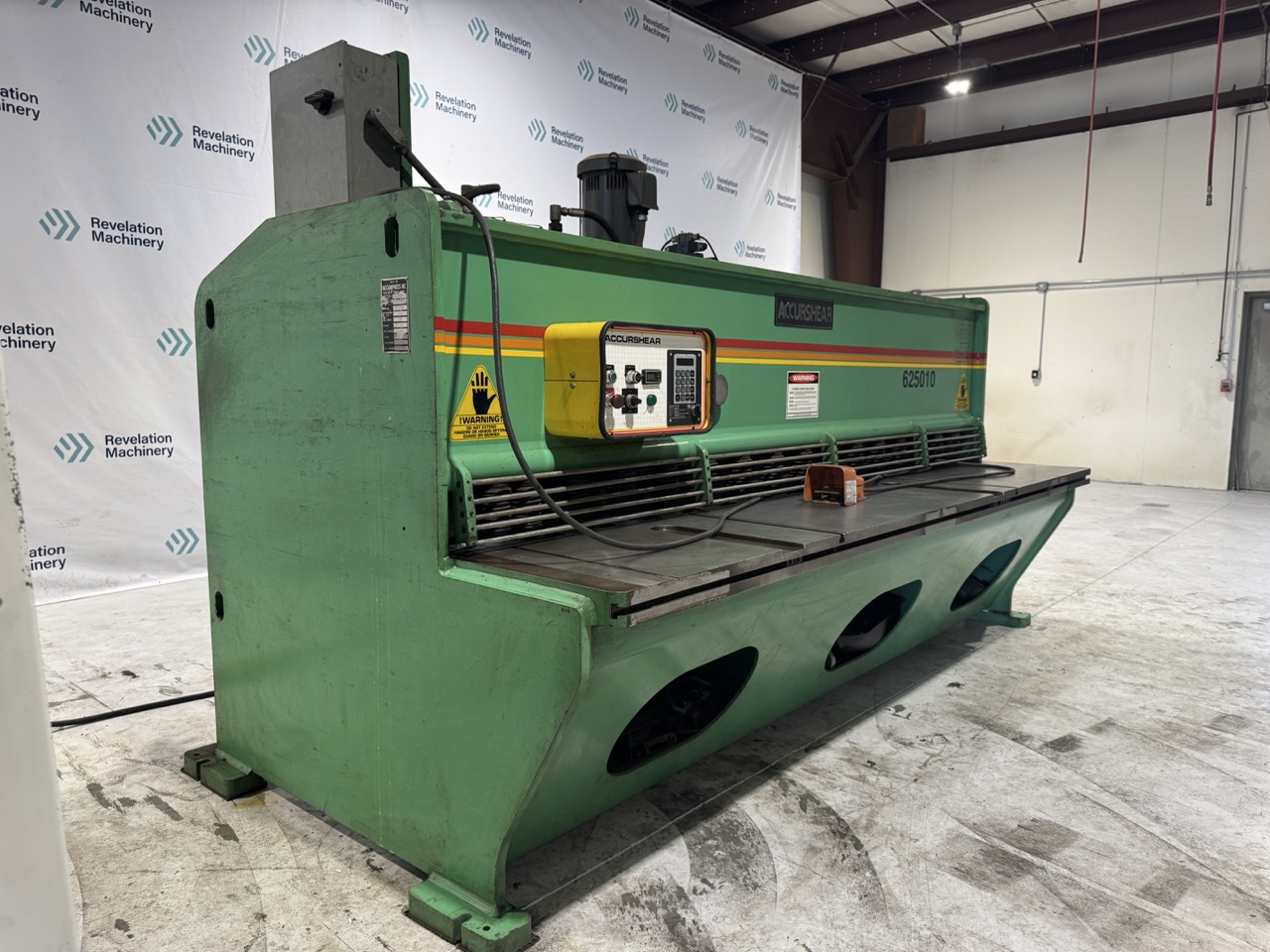 1/4" x 10' ACCURSHEAR 625010 HYDRAULIC SHEAR, 1995 - Image 3