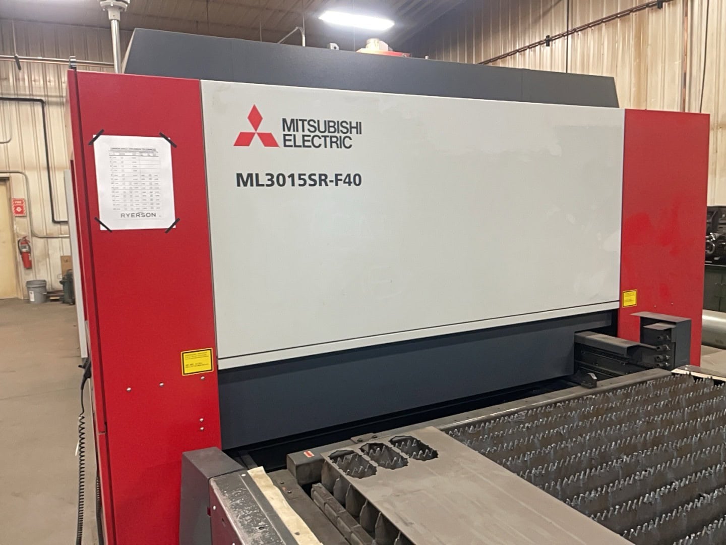4000 Watt Mitsubishi ML3015SR-F-40-S Fiber Laser, 2020- 5' x 10' Table - Image 3