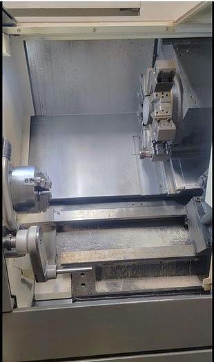 Hyundai Wia HD 2200 CNC Lathe, 2018 - 8" Chuck, Rigid Tapping, Chip Conveyor - Image 4