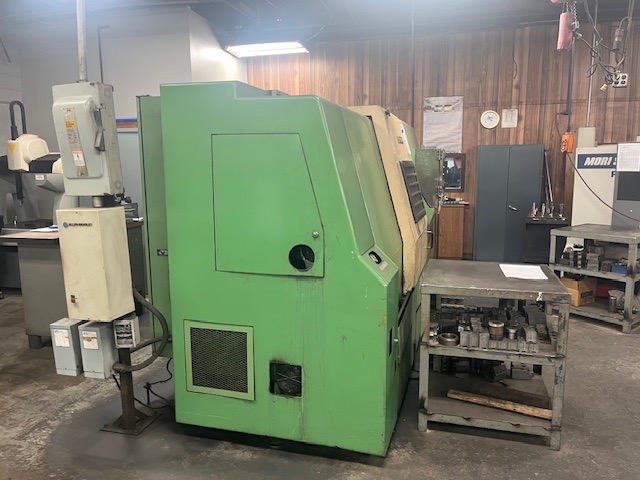 Mori Seiki SL-35A CNC Lathe, 1988 - Tailstock, Chip Conveyor - Image 4