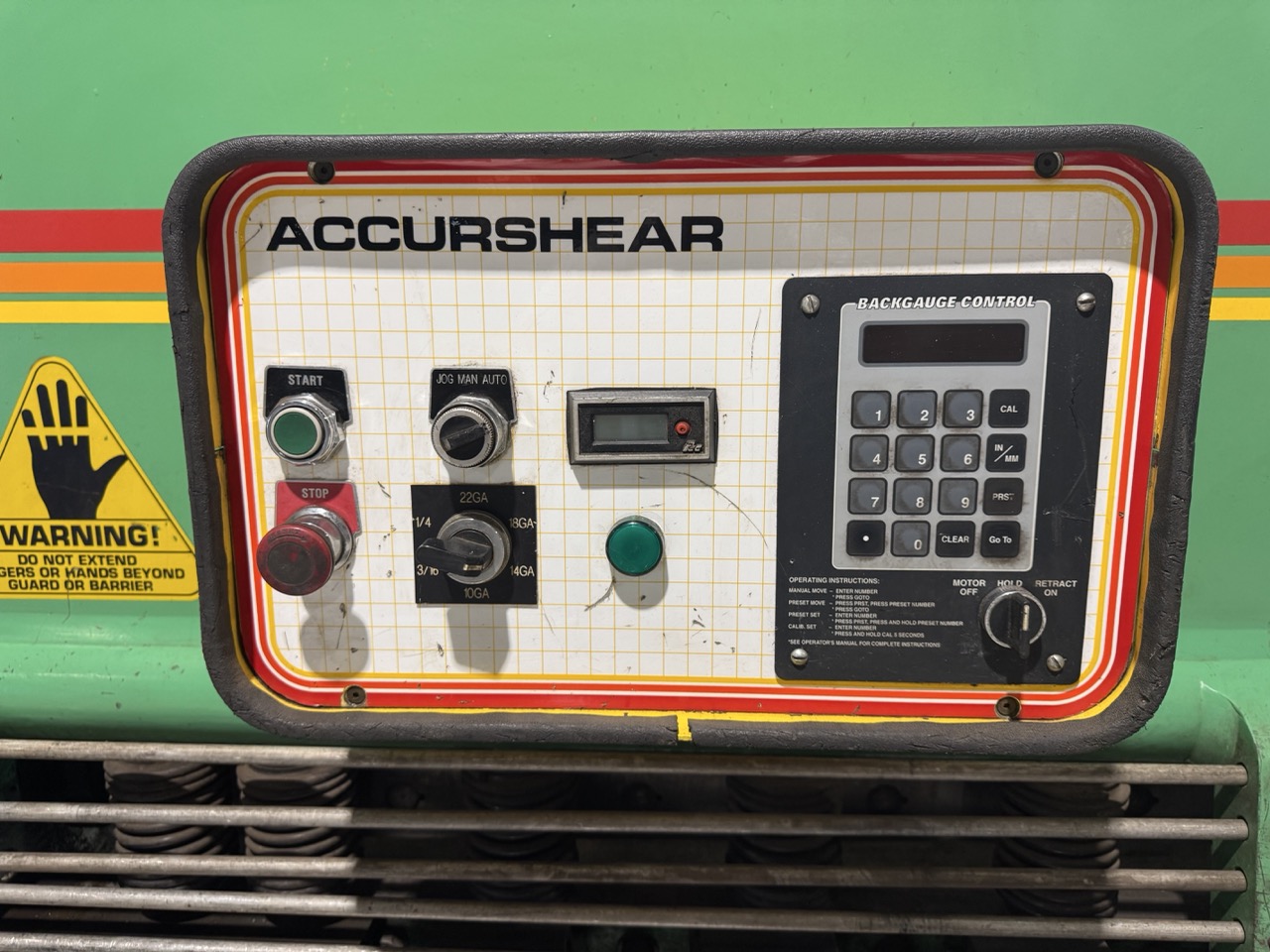 1/4" x 10' ACCURSHEAR 625010 HYDRAULIC SHEAR, 1995 - Image 4