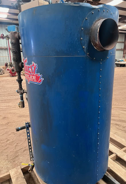 25 HP Hurst 4VT-G-25-150 Cyclone Steam Hi-Pressure Vertical Boiler, 2007- Fully Serviced and Inspected - Image 4