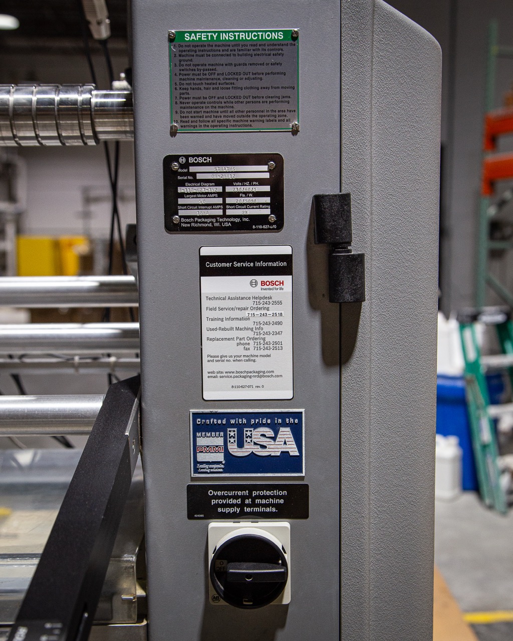 Bosch Doboy Stratus Horizontal Flow Wrapper, 2009 - Print Registration, - Image 4