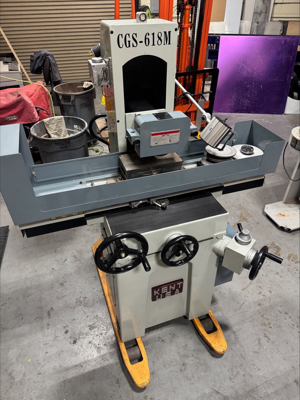 Kent CGS-618M Manual Hand‑Feed Surface Grinder, 2019 - 6" x 18" Working Table