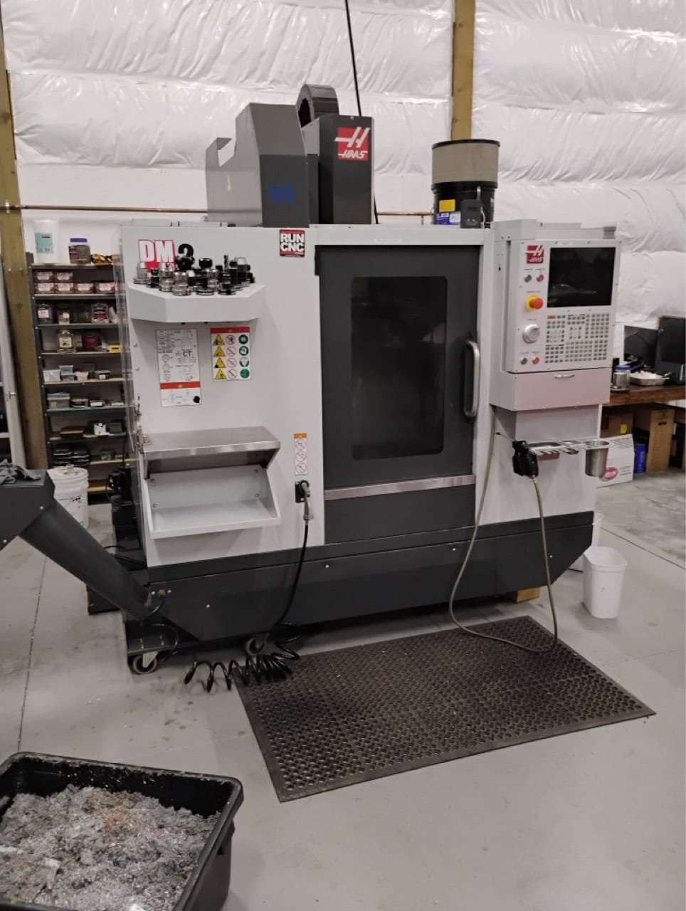 Haas DM-2 VMC, 2021 - TSC, 4th Axis, Probe