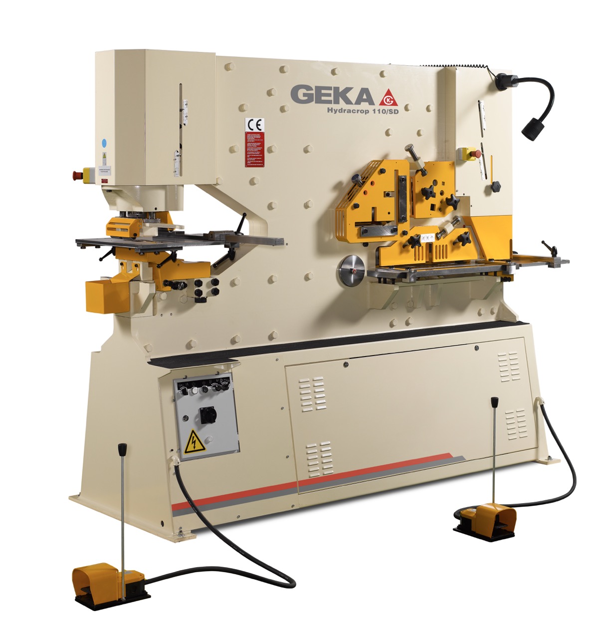 120 Ton Geka Hydracrop 110SD Ironworker, 2026 - W/2-Year Warranty, Brand New