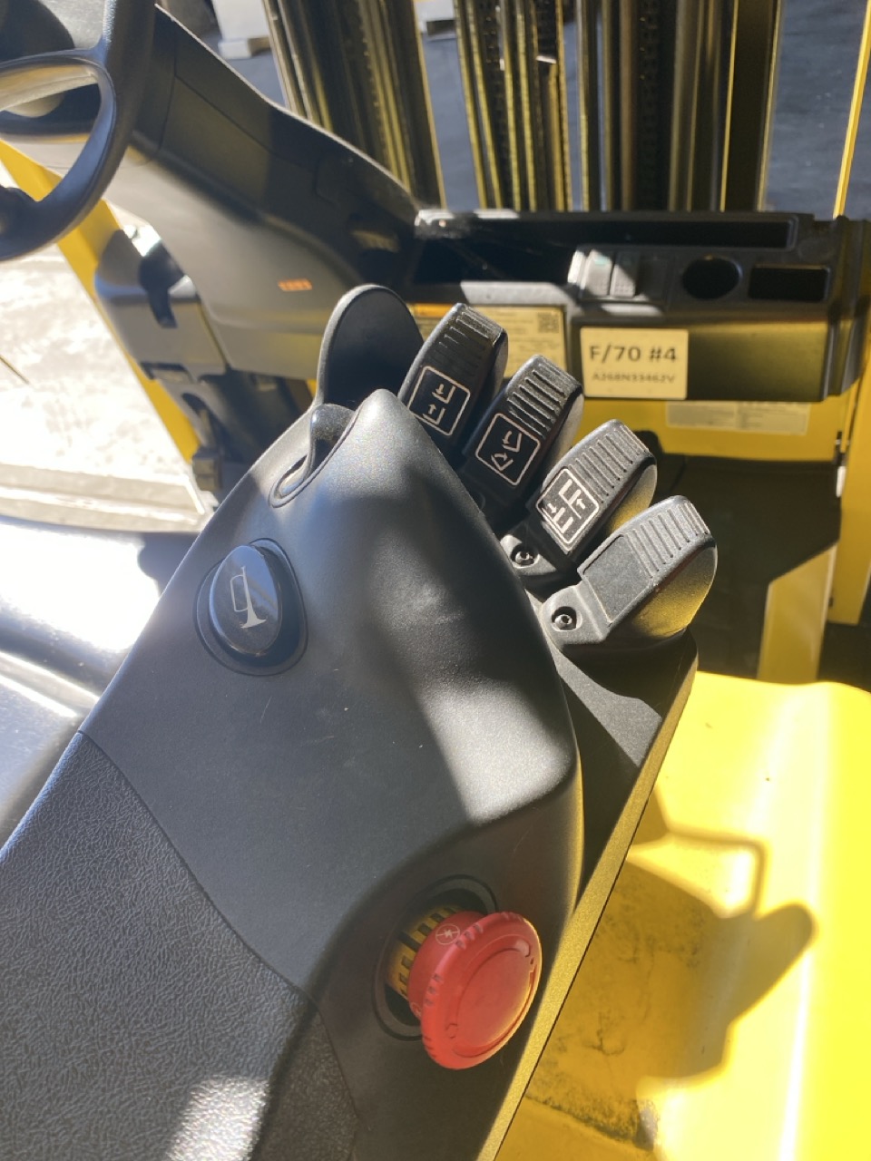 Hyster E70XN Electric Cushion Tire Forklift, 2021 - 7,000 lb Capacity, Sit-Down Rider (2) - Image 12
