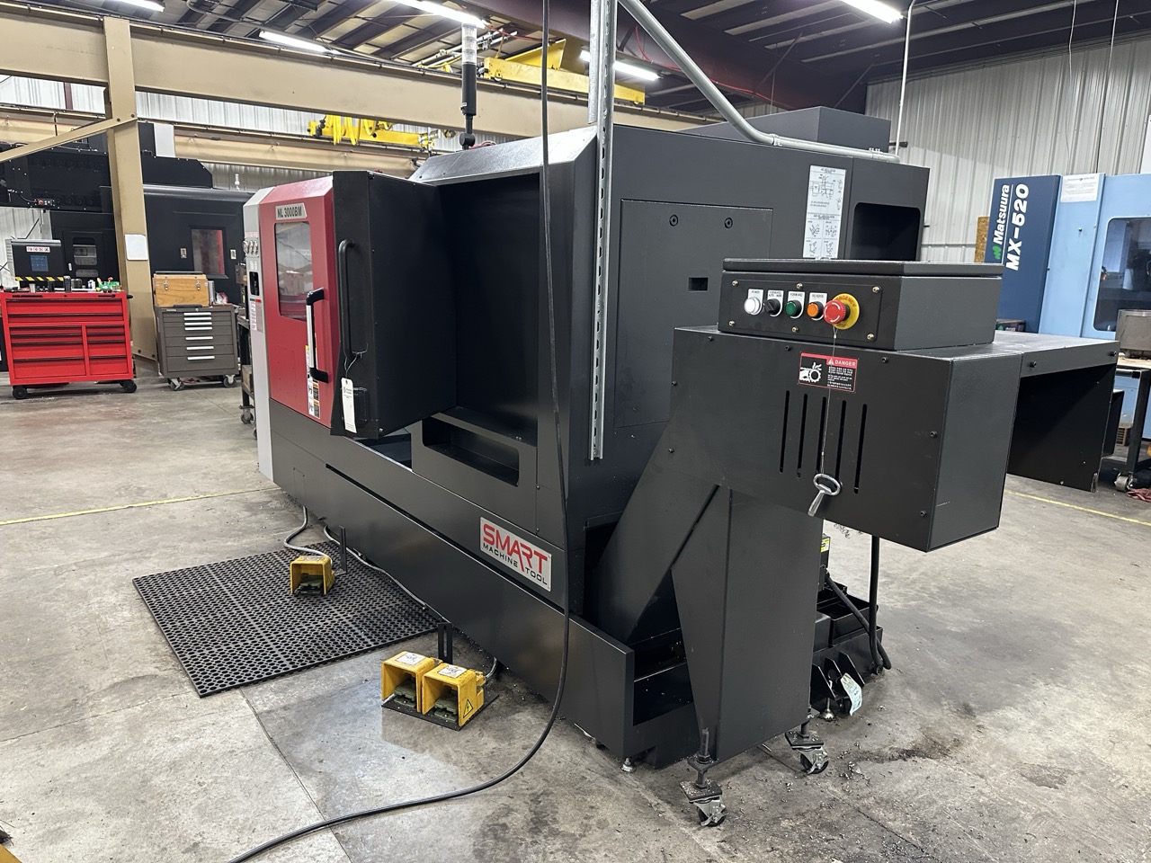 Smart NL3000BM CNC Lathe, 2023 - 12" Chuck, Live Tooling, Programmable Tailstock, Box Ways, Chip Conveyor - Image 8