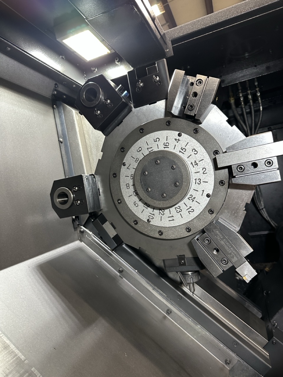 Smart NL3000BM CNC Lathe, 2023 - 12" Chuck, Live Tooling, Programmable Tailstock, Box Ways, Chip Conveyor - Image 25