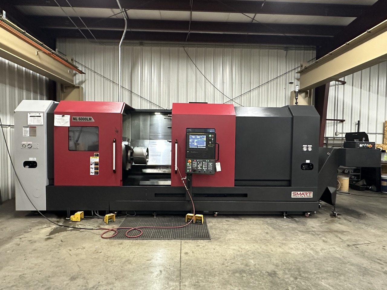 Smart NL6000LM CNC Lathe, 2023 - 24" Chuck, Live Tooling, Steady Rest, Box Ways