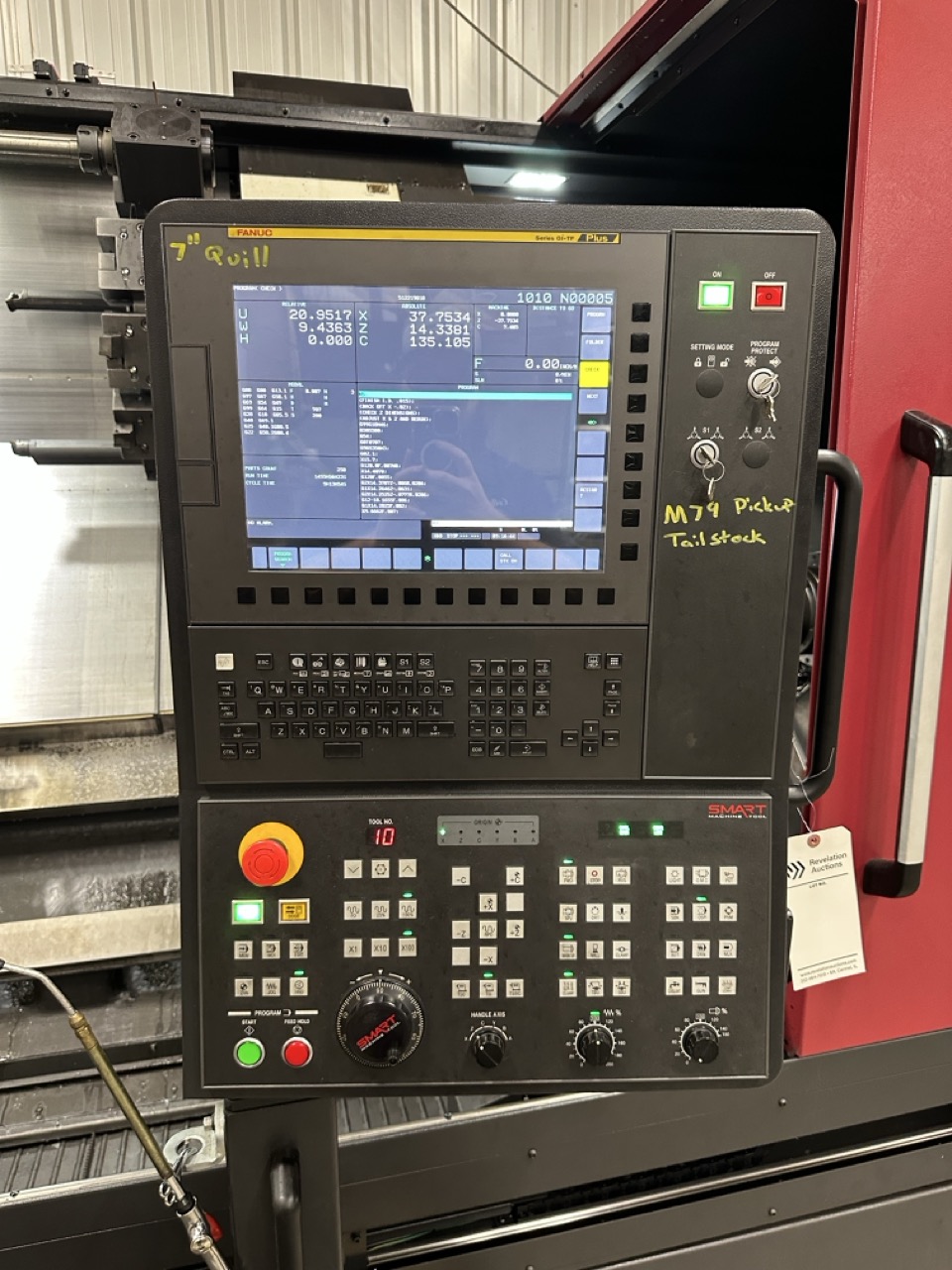 Smart NL6000LM CNC Lathe, 2023 - 24" Chuck, Live Tooling, Steady Rest, Box Ways - Image 15