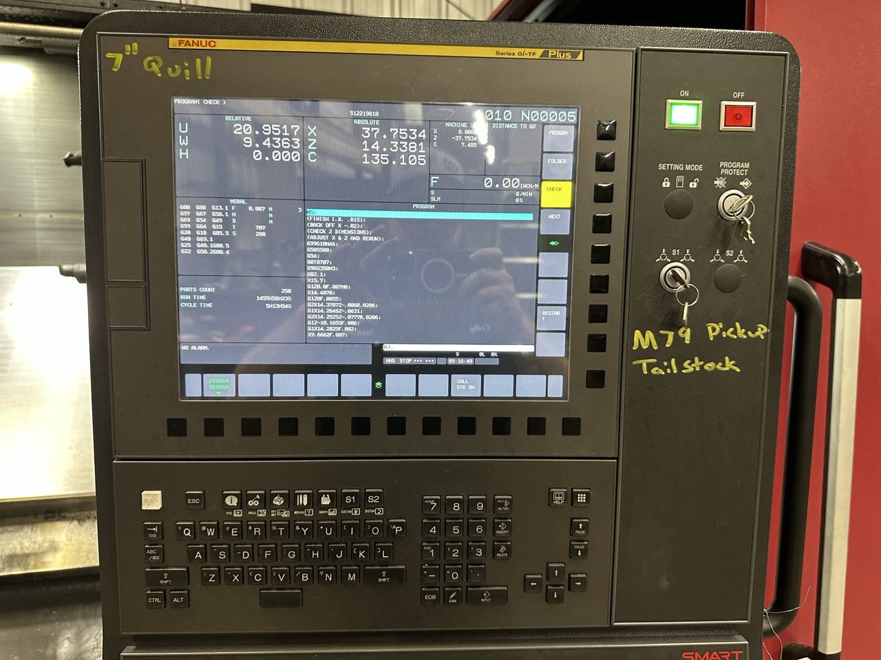 Smart NL6000LM CNC Lathe, 2023 - 24" Chuck, Live Tooling, Steady Rest, Box Ways - Image 17