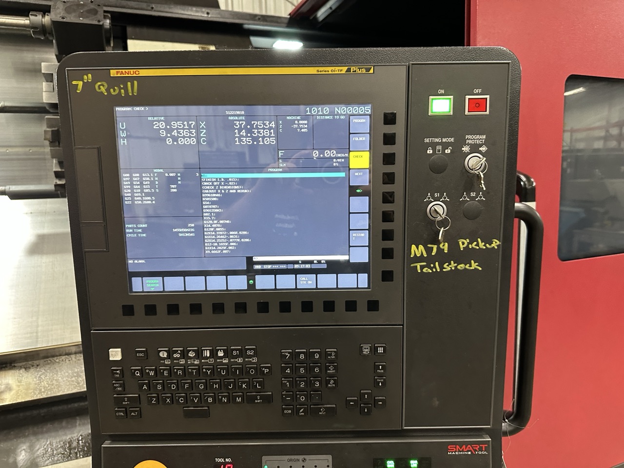 Smart NL6000LM CNC Lathe, 2023 - 24" Chuck, Live Tooling, Steady Rest, Box Ways - Image 21