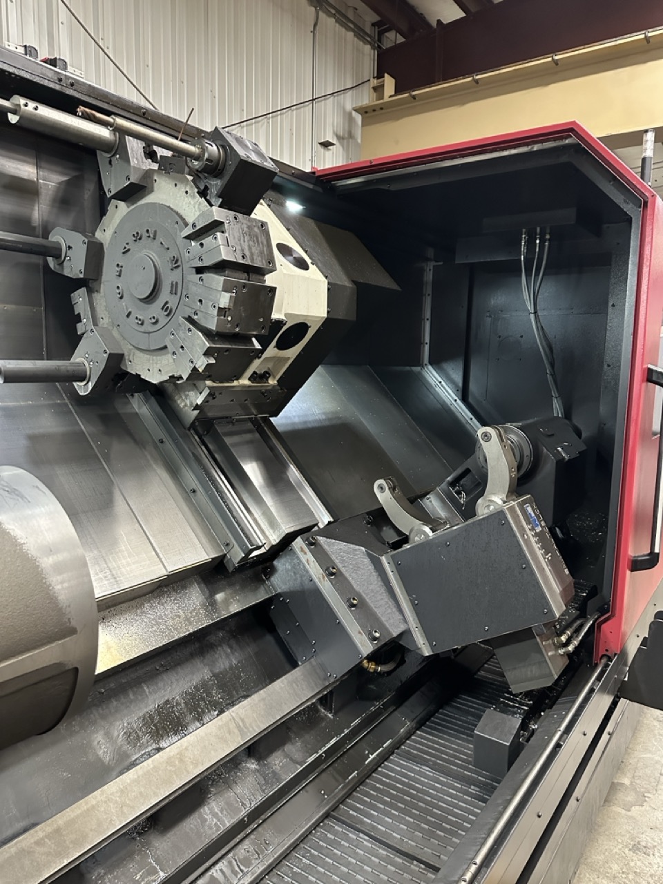 Smart NL6000LM CNC Lathe, 2023 - 24" Chuck, Live Tooling, Steady Rest, Box Ways - Image 27