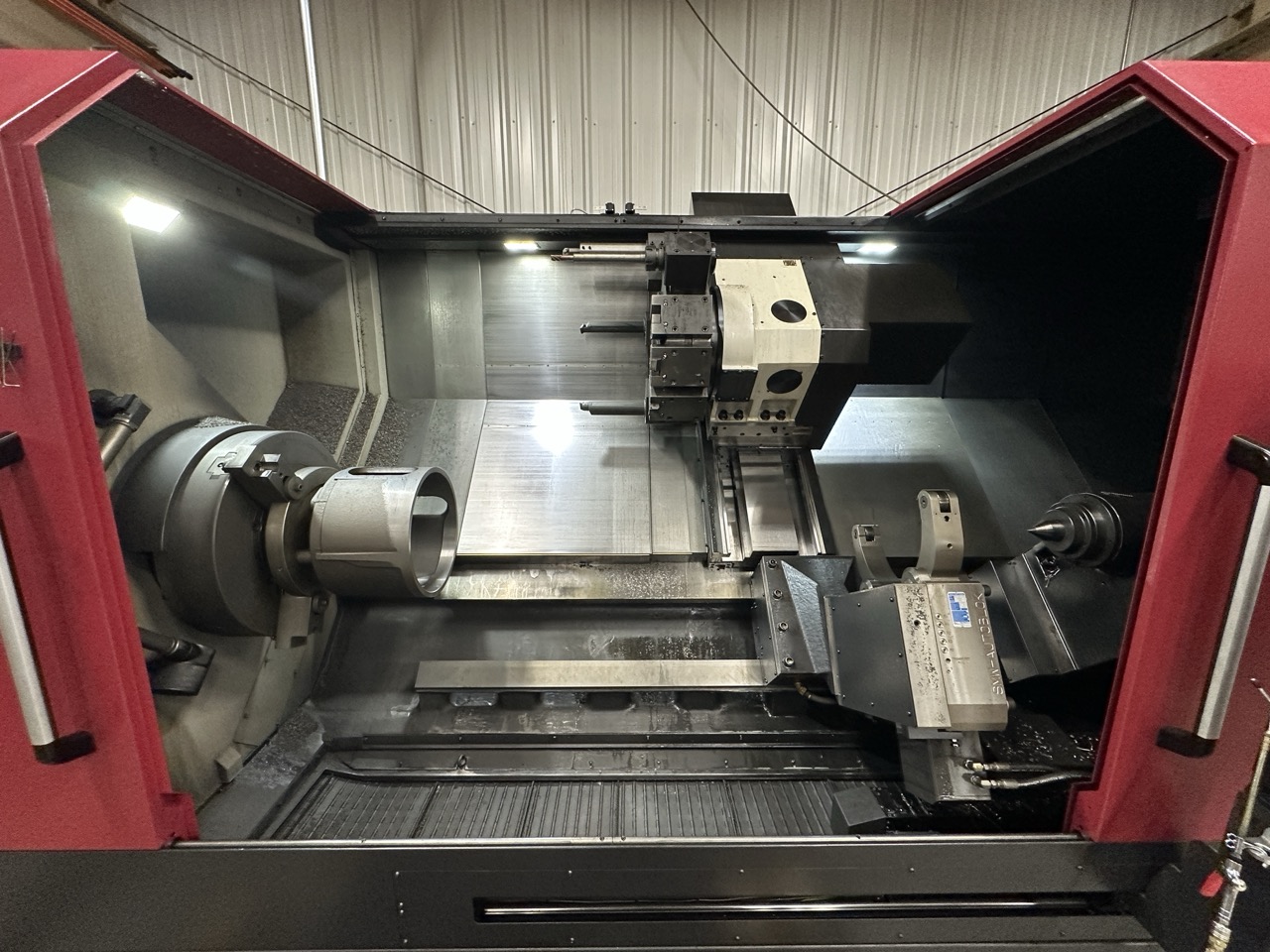 Smart NL6000LM CNC Lathe, 2023 - 24" Chuck, Live Tooling, Steady Rest, Box Ways - Image 29
