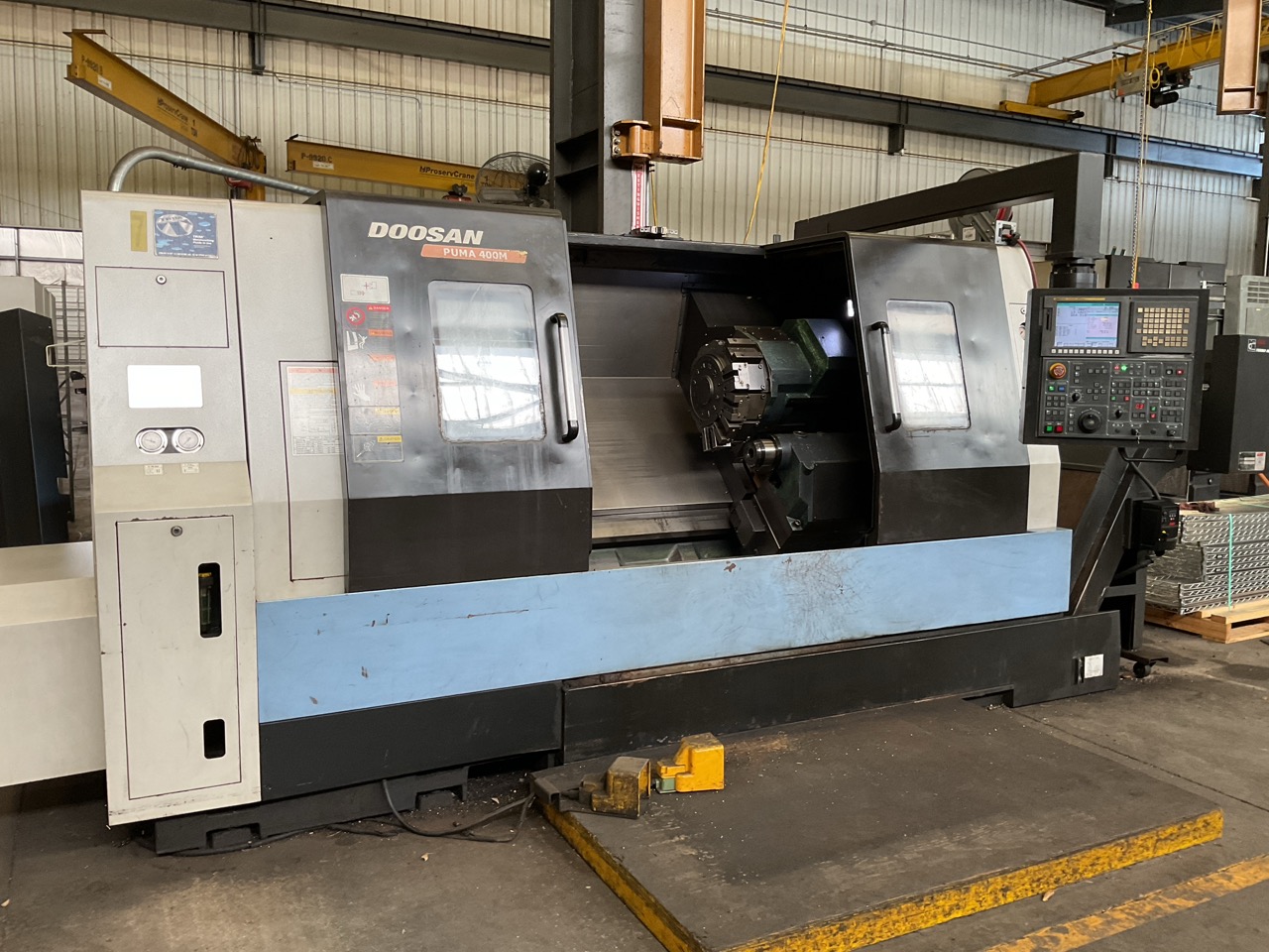Doosan Puma 400 Mb Cnc Lathe, 2014 - Live Tool Turning Center, 18" Chuck - Image 2