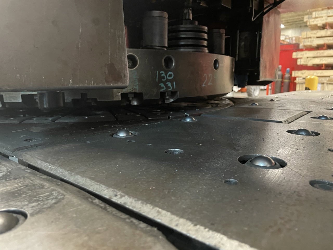 30 Ton Amada Pega 304050Q Turret Punch Press, 1989 - 56 Station, 40"x100" Sheet, Tooling Included - Image 7