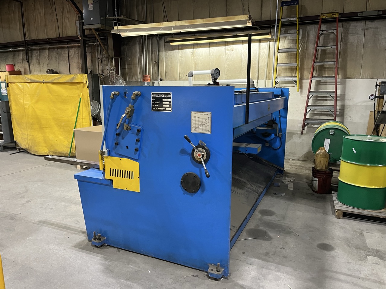 1/4" x 10' Birmingham H-1065-C Hydraulic Shear, 2016 - Backgauge, Squaring Arm - Image 3