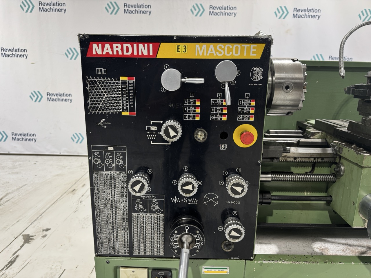 NARDINI MASCOTE MS-1640 16″ x 40″ ENGINE LATHE, Tooling Included - Image 6