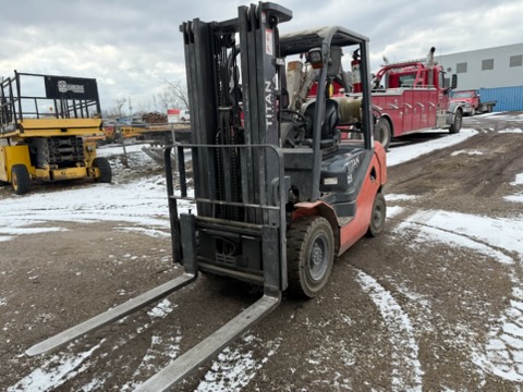 2022 Titan TG25S Forklift – 5,500 LB Capacity, Dual Fuel LPG/Gas, Pneumatic Tire, Side Shift, 3-Stage Mast