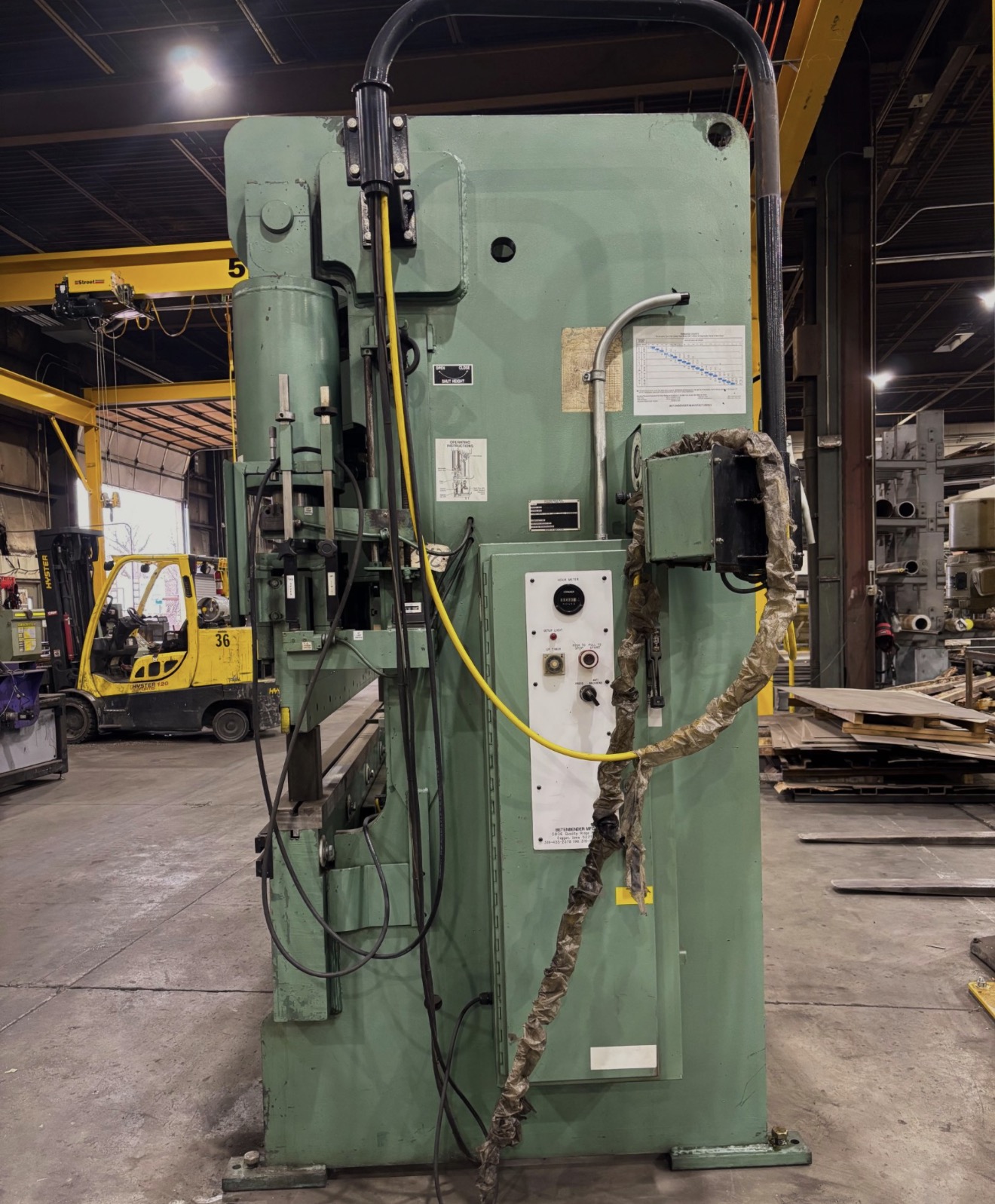 160 Ton x 10' Betenbender 10-160T Press Brake, 2003 - Backgauge - Image 3