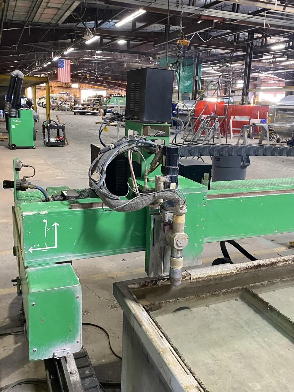 8'x22' Hornet ProStar Plasma Table CNC Hypertherm HPR260XD, 2013 - Water Table - Image 5