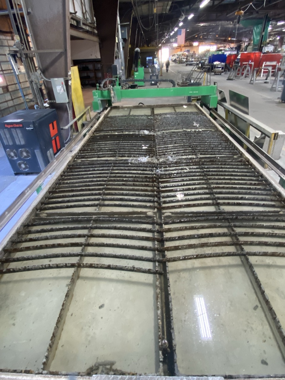 8'x22' Hornet ProStar Plasma Table CNC Hypertherm HPR260XD, 2013 - Water Table - Image 6