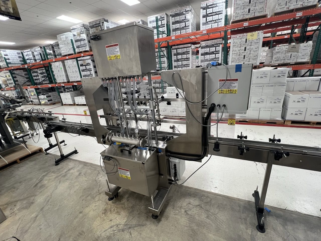 Kaps-All Complete Bottling & Corking Line – AC-65 Bottle Cleaner, FA-PG-E 12-Head Filler, BC-23 Carrier, Conveyors & Custom Feeder Corker - Image 7