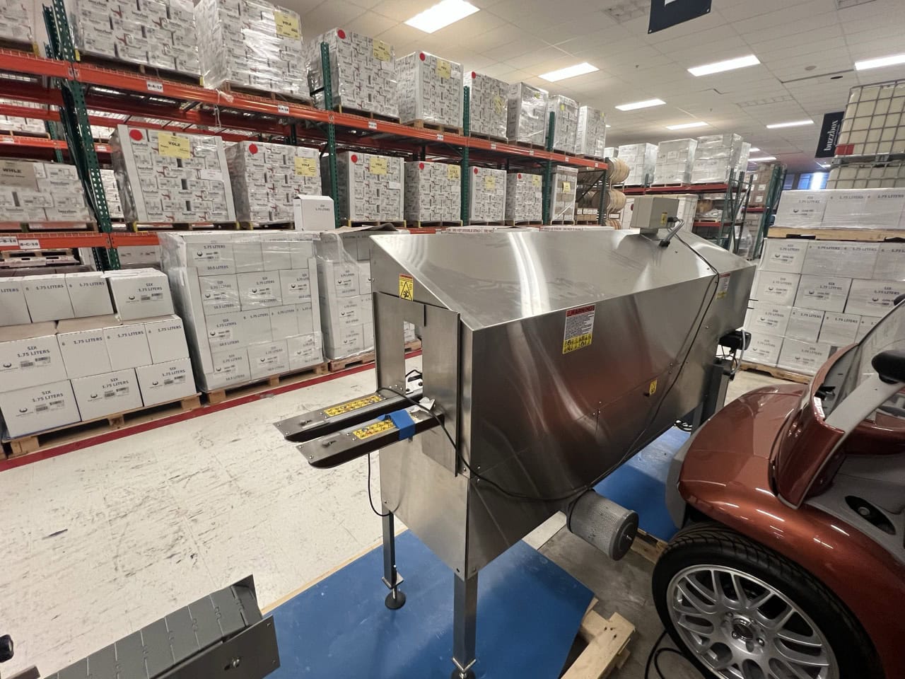 Kaps-All Complete Bottling & Corking Line – AC-65 Bottle Cleaner, FA-PG-E 12-Head Filler, BC-23 Carrier, Conveyors & Custom Feeder Corker - Image 11