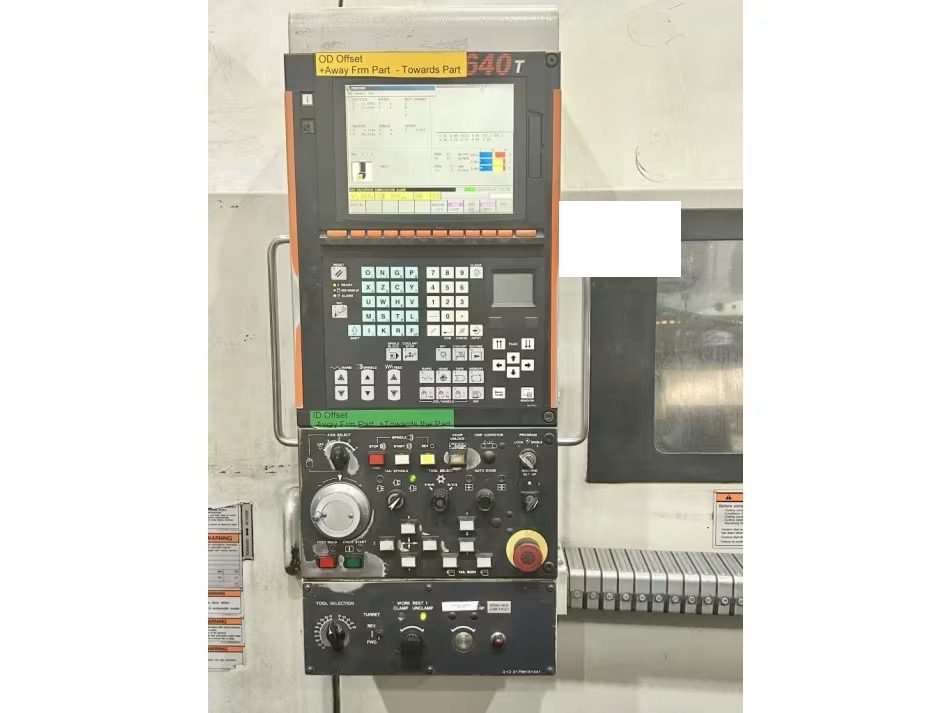 Mazak Slant Turn 50NR CNC Lathe, 2006 - 7.1" Bore, Chip Conveyor - Image 11