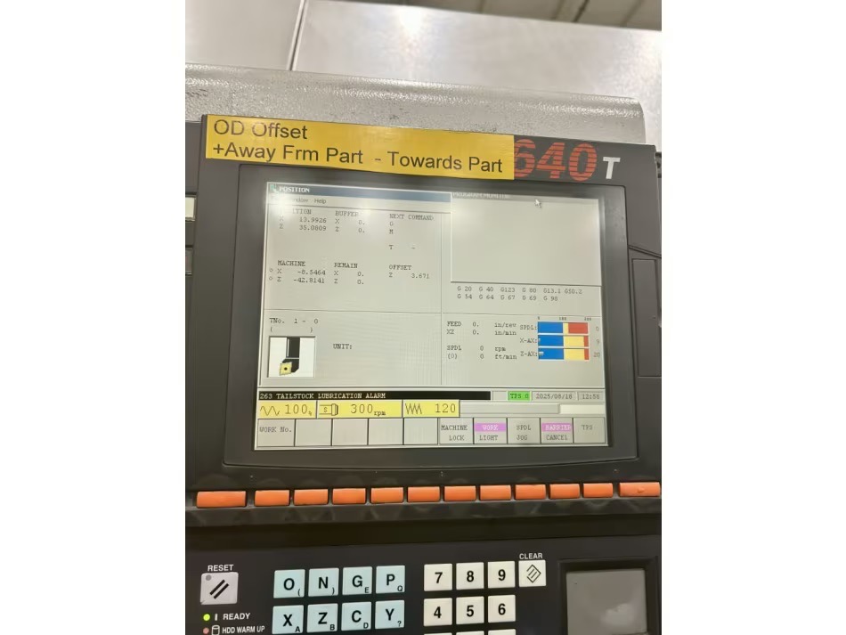 Mazak Slant Turn 50NR CNC Lathe, 2006 - 7.1" Bore, Chip Conveyor - Image 12