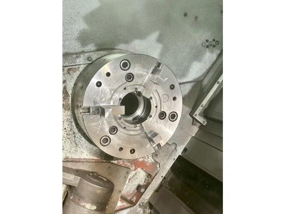 Mazak Slant Turn 50NR CNC Lathe, 2006 - 7.1" Bore, Chip Conveyor - Image 13