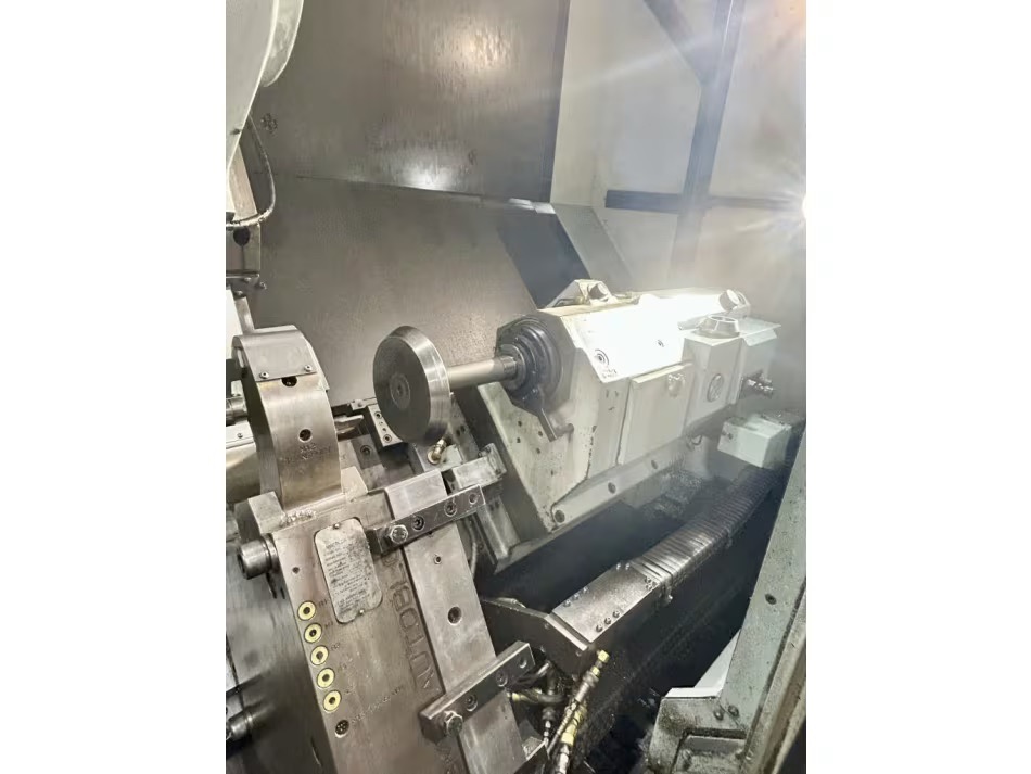 Mazak Slant Turn 50NR CNC Lathe, 2006 - 7.1" Bore, Chip Conveyor - Image 15