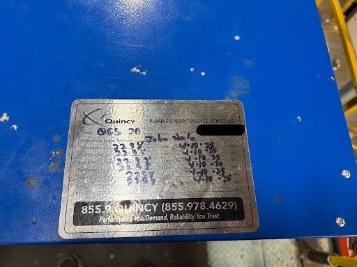 20 HP Quincy QGS‑20 Rotary Screw Air Compressor, 2015 - 125 PSI, 82 CFM, 2200 hours - Image 5