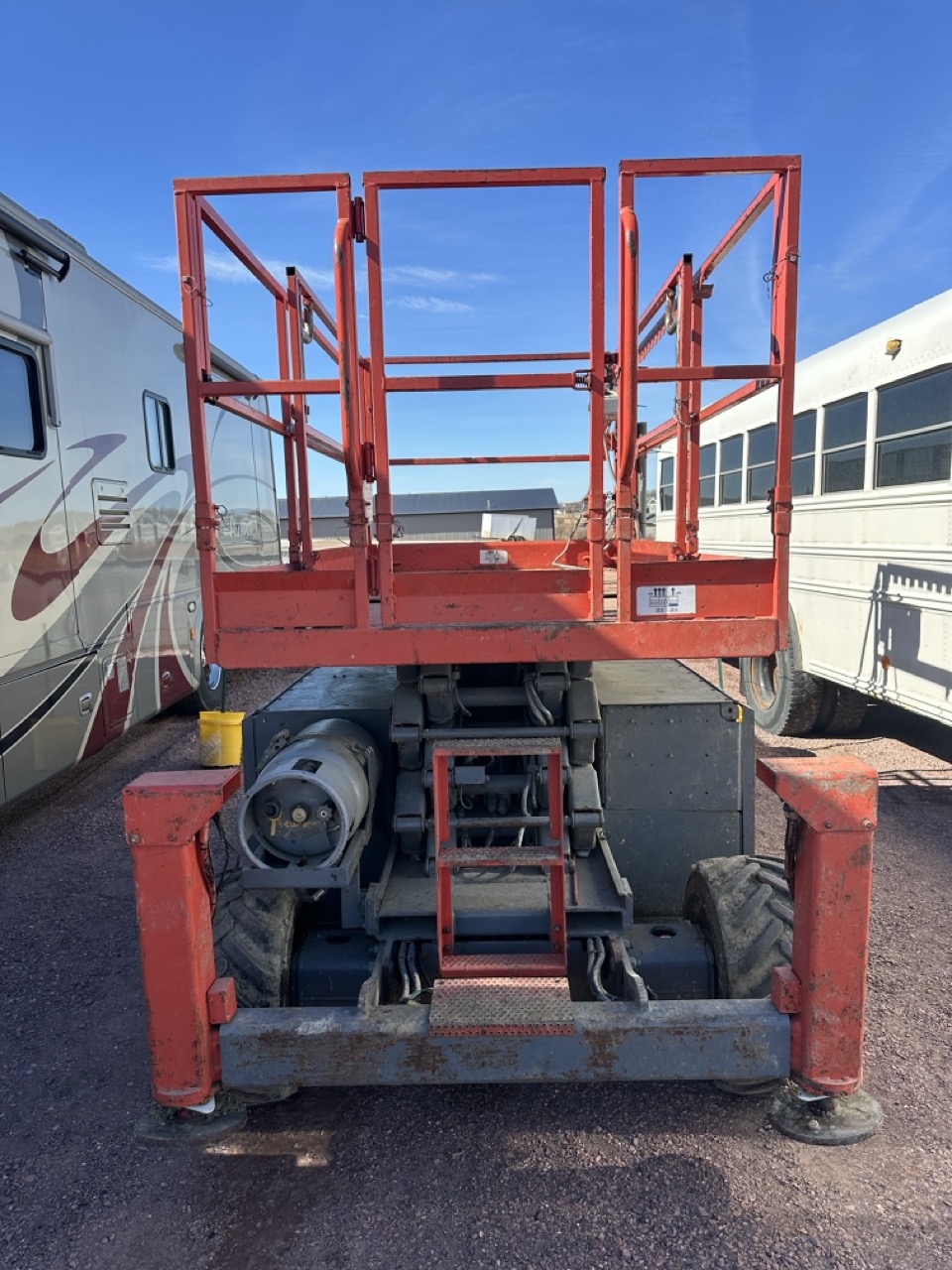 2017 Skyjack SJ6832RT Rough Terrain Scissor Lift – 32’ Platform Height, 68” Wide, Outriggers, Kubota Dual Fuel Engine - Image 5