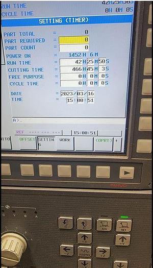 Hyundai Wia HD 2200 CNC Lathe, 2018 - 8" Chuck, Rigid Tapping, Chip Conveyor - Image 7