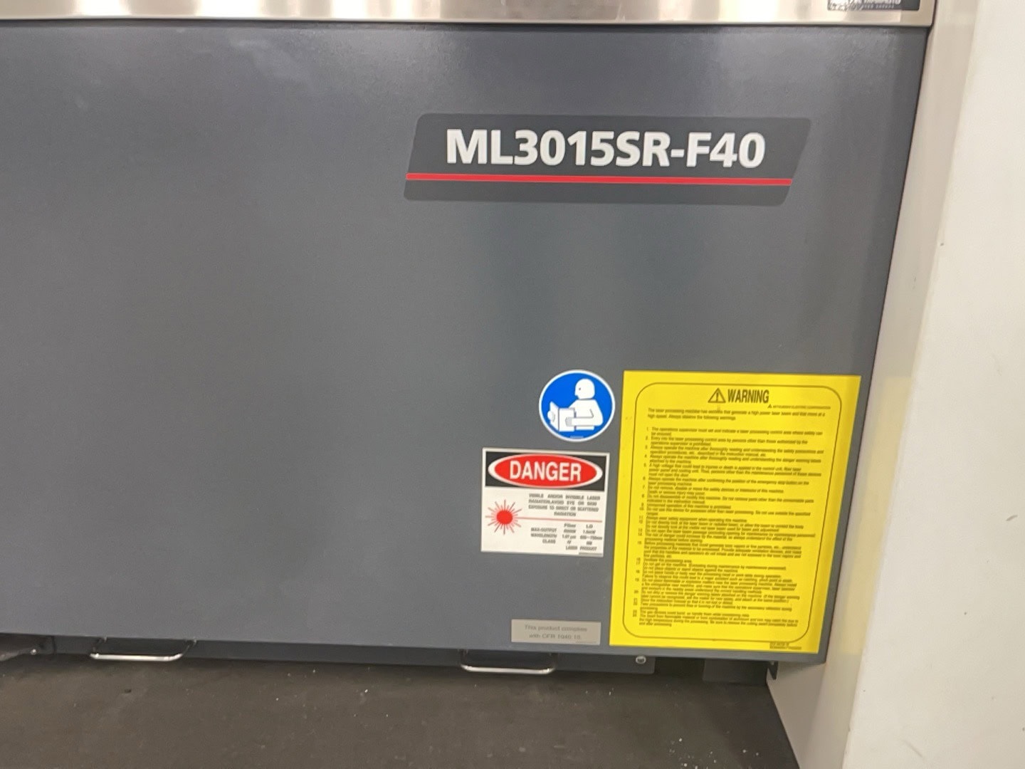 4000 Watt Mitsubishi ML3015SR-F-40-S Fiber Laser, 2020- 5' x 10' Table - Image 12