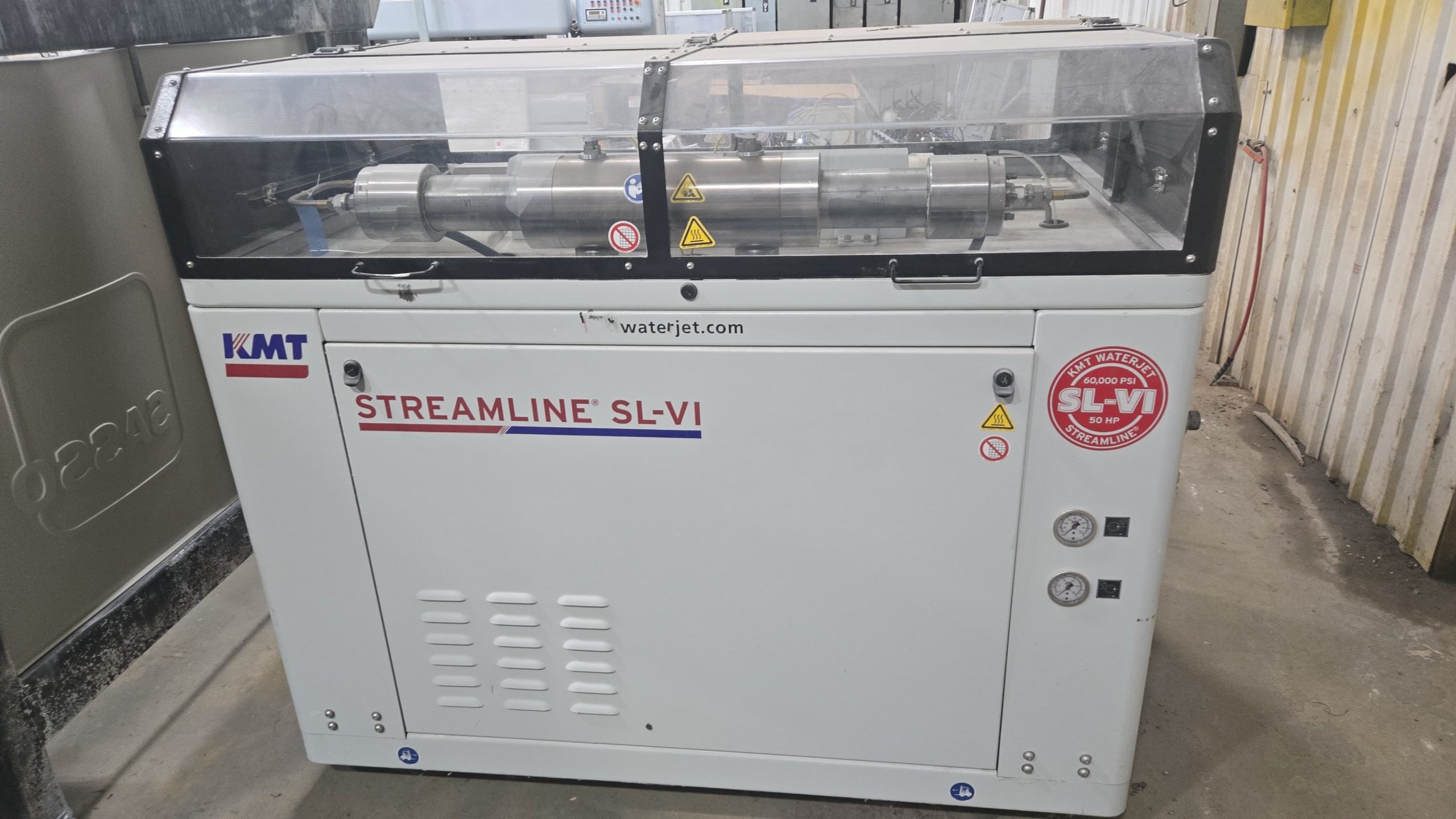50 HP KMT SLVI-50 Waterjet Pump, 2018 - 60,000 PSI