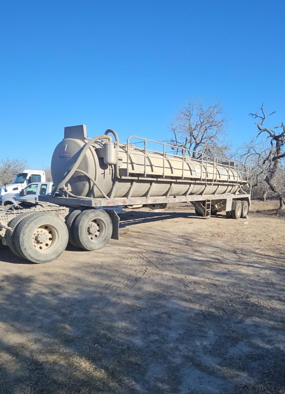 C. Gallegos VT 150 03 Vacuum Tank Trailer, 2024 - 150 BBL / 6,300 Gallon Aluminum Water Vacuum Trailer - Tandem Axle
