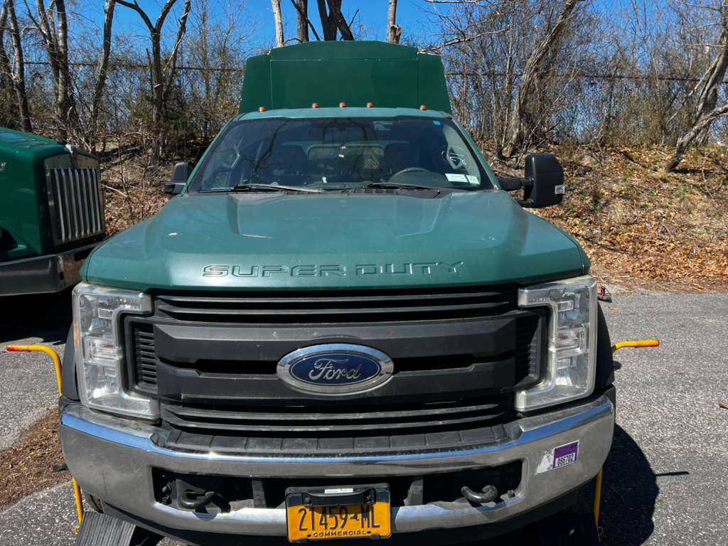 Ford F-550 Commercial Landscape Truck, 2017 - w/ Landscaping Box – Stake Bed, Power Stroke Diesel, Automatic