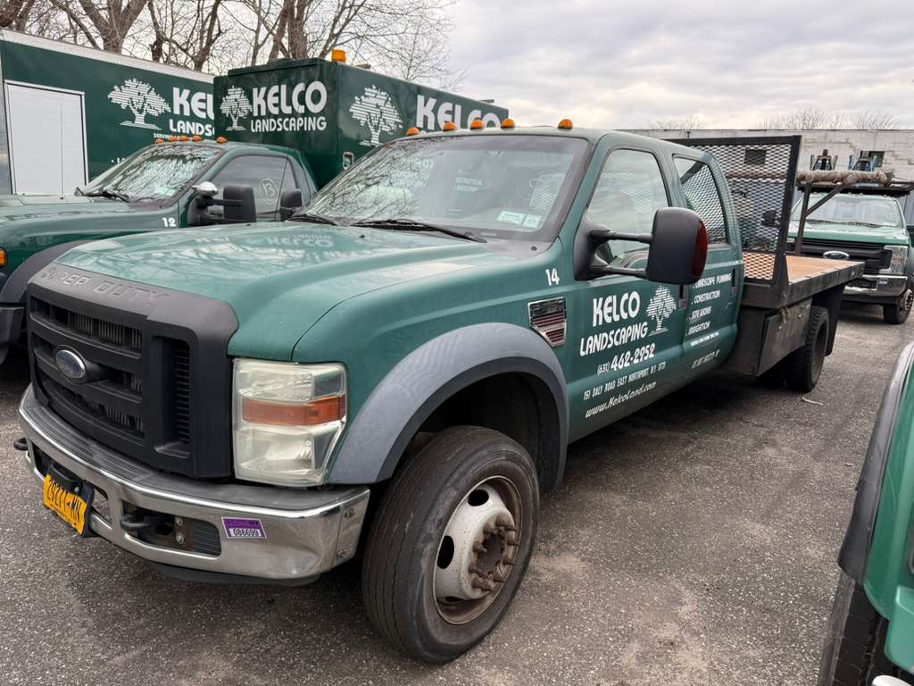 Ford F-550 Flatbed Truck, 2008 - 6.4L Power Stroke Diesel, DRW, Automatic, 11' Bed