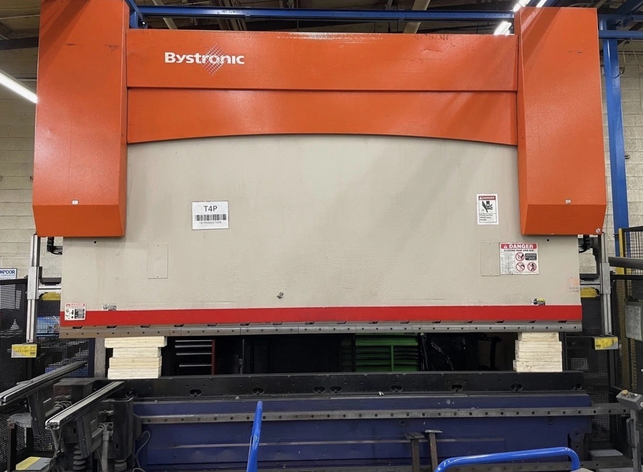 320 Ton x 13' Bystronic PR 320X4100 Hydraulic Press Brake, 2007 - 6 Axis Backgauge