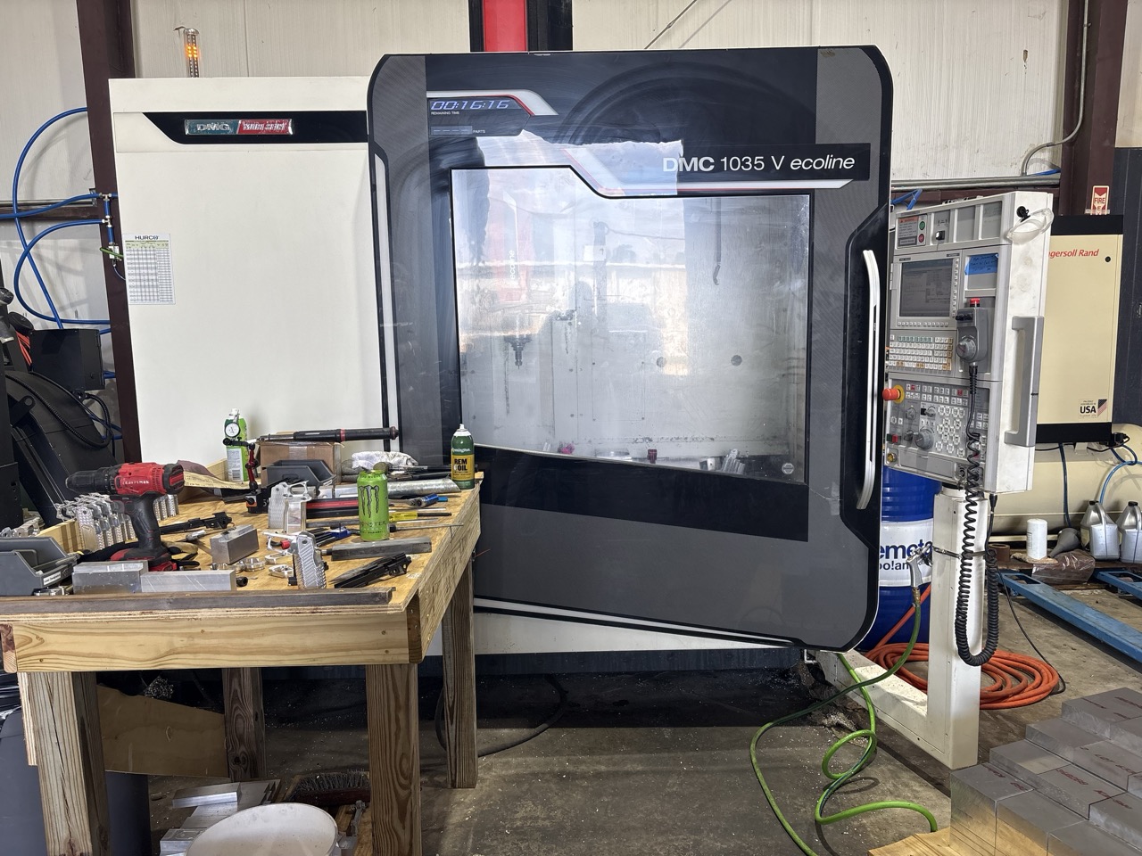 DMG Mori 1035 V Ecoline, VMC, 2013 - 1140 Cut Hours, 4th Axis Wired, Prepped for TSC